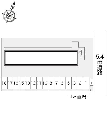 ★手数料０円★町田市原町田　月極駐車場（LP）